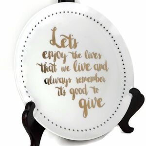 Two's Company Pass It On Giving Plate